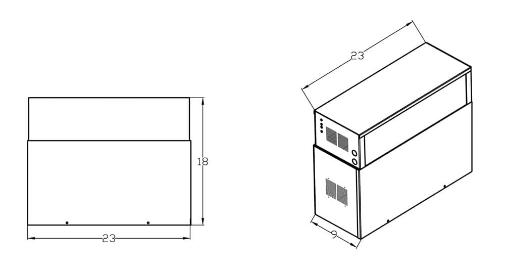 Line Drawing Dimensions